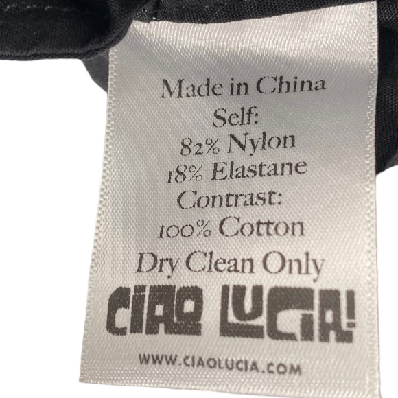 Ciao Lucia Black Mini Dress - Picture 9 of 10